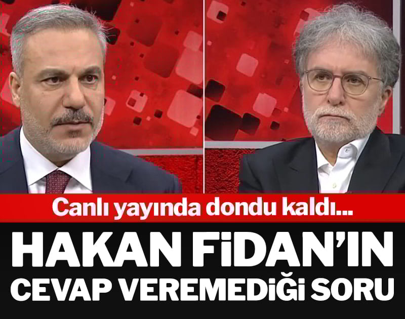 Hakan Fidan'ın cevap veremediği soru! Canlı yayında dondu kaldı