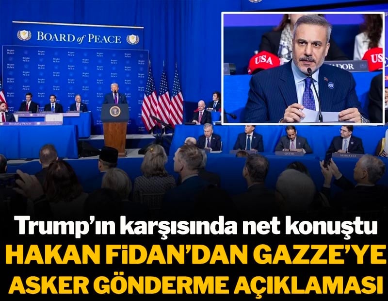 Hakan Fidan'dan Gazze'ye asker gönderme açıklaması