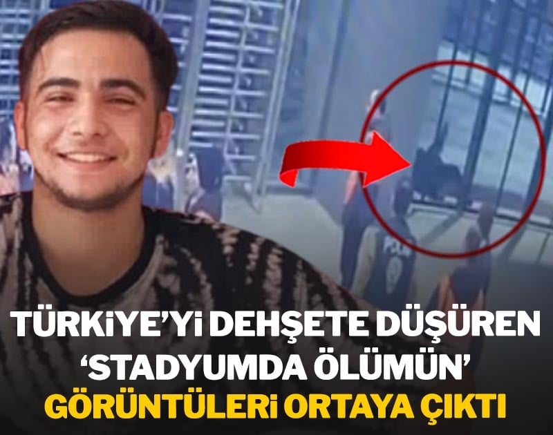 Türkiye'yi dehşete düşüren stadyumda ölümün görüntüleri ortaya çıktı