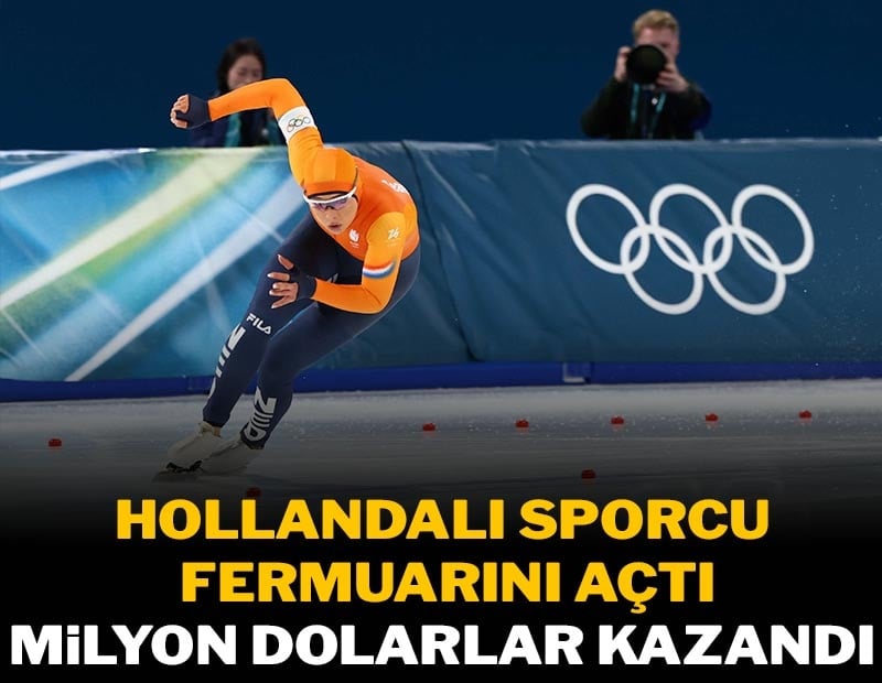 Hollandalı sporcu fermuarını açtı, milyon dolarlar kazandı!