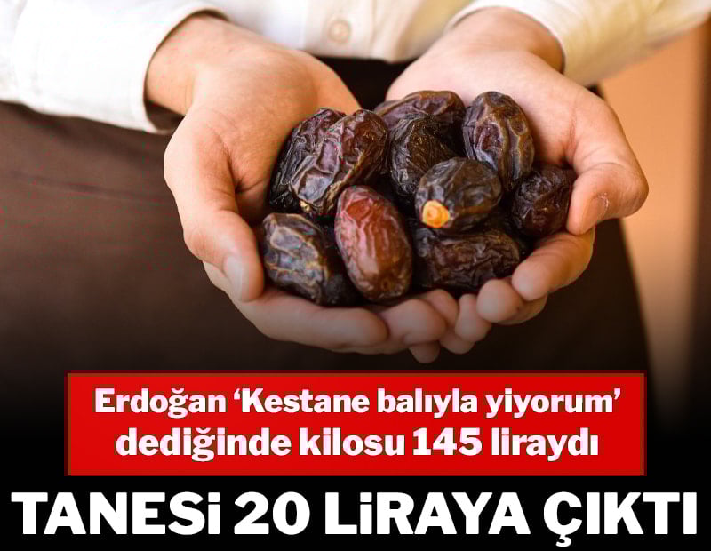 Erdoğan’ın hurması 4.5 kat arttı