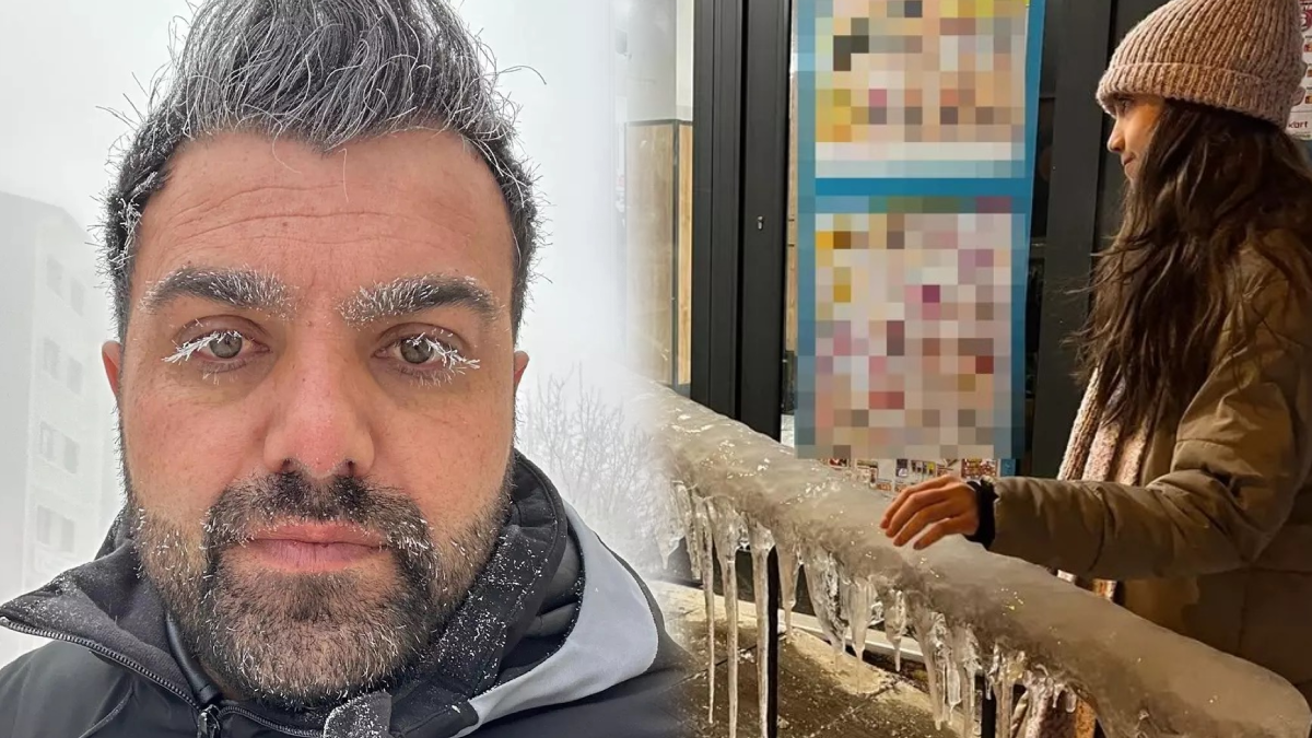 O ilimiz Sibirya'ya döndü: Dışarı çıkanın kaşı kirpiği buz kesiyor