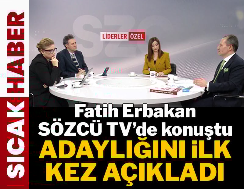 AKP ile ittifak yapacak mı? Fatih Erbakan SÖZCÜ TV'de açıkladı