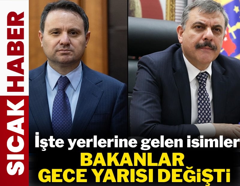 İçişleri Bakanı Ali Yerlikaya ve Adalet Bakanı Yılmaz Tunç görevden alındı! İşte yerine gelen isimler