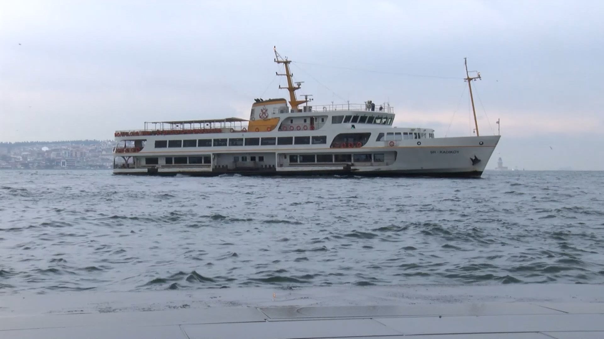 İstanbul'da deniz ulaşımına hava engeli: Vapur seferleri iptal etti