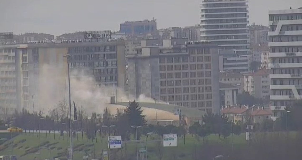 İstanbul'da polis evinde yangın