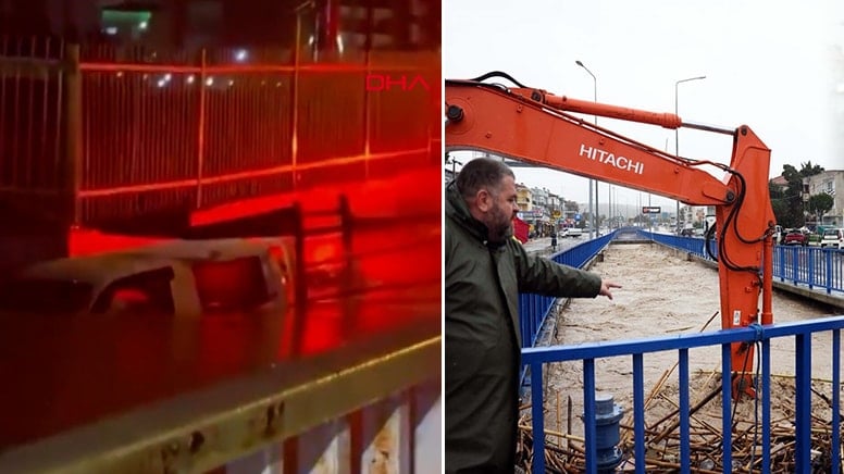 İzmir sel can aldı: Su dolan alt geçitte mahsur kalan sürücü hayatını kaybetti