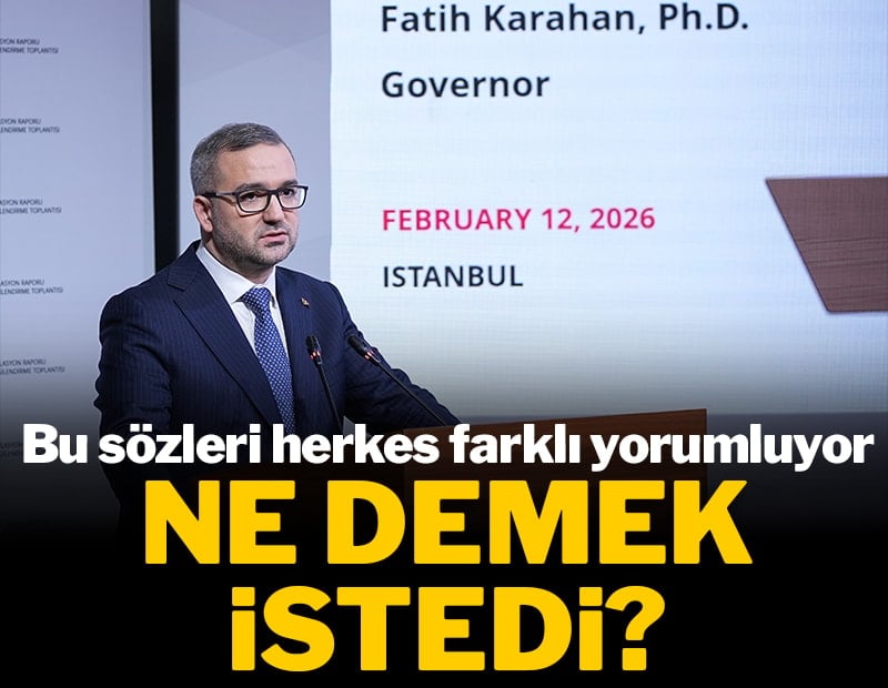 TCMB Başkanı Karahan faiz mesajında ne demek istedi? Bu sözleri herkes farklı yorumluyor
