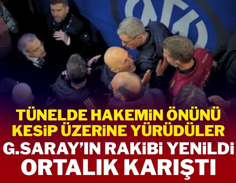 Juventus yenildi maç sonu ortalık karıştı! Hakemlerin üzerine yürüdü