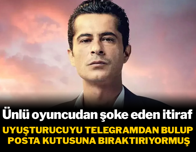 Ünlü oyuncudan şoke eden itiraf: Uyuşturucuyu telegram gruplarından bulup posta kutusuna bıraktırıyormuş