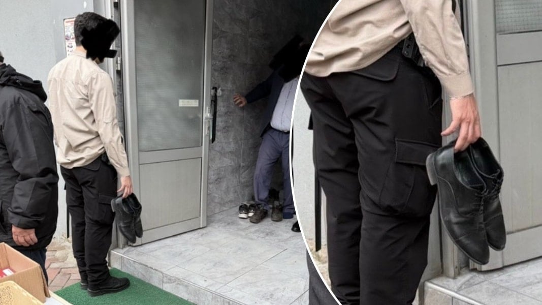 Polisin kaymakamın ayakkabılarını taşıdığı iddia edilen görüntüler tepki çekti