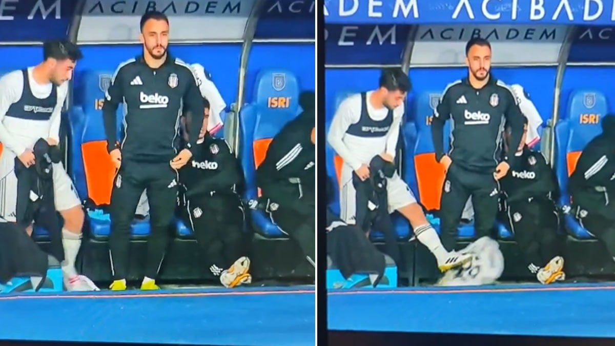 Formayı tekmeleyen Beşiktaşlı futbolcudan açıklama