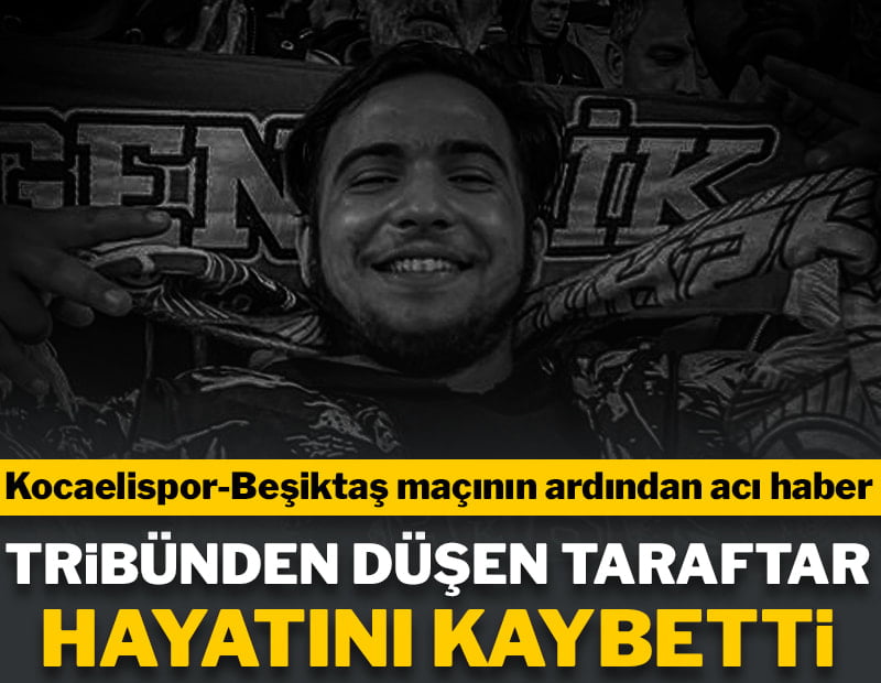 Tribünden düşen taraftar hayatını kaybetti