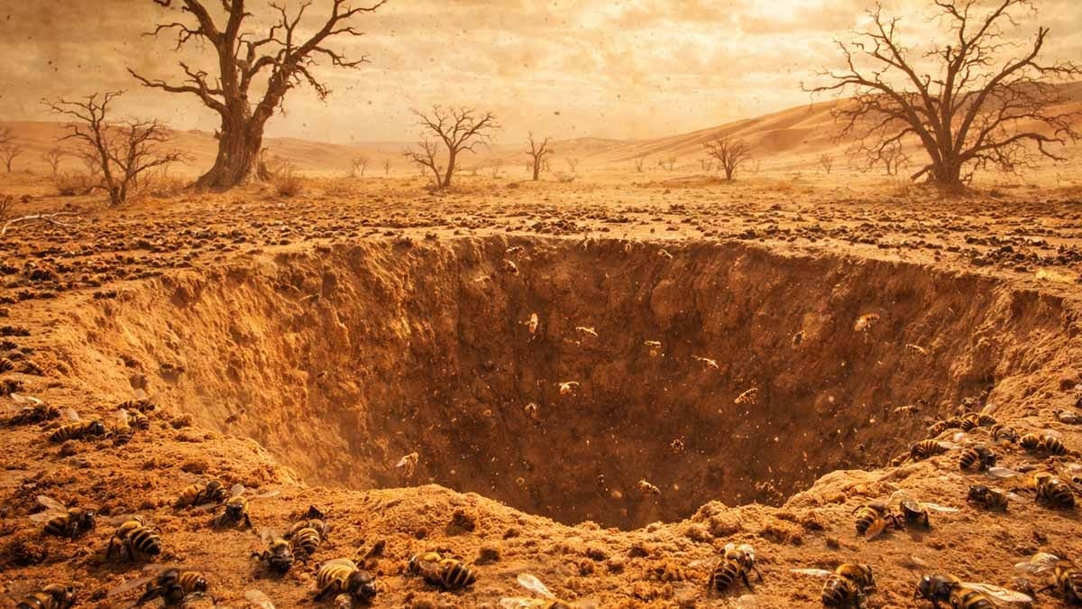 Milyonlarca ağaç ve arı öldü: Sahra Çölü'ne diz çöktüren şey 2 metrelik bir çukur oldu