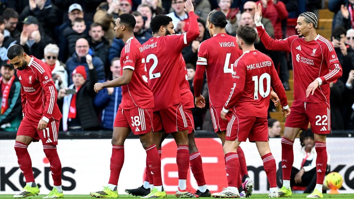 Galatasaray'ın rakibi Liverpool'dan 7 gollü maç