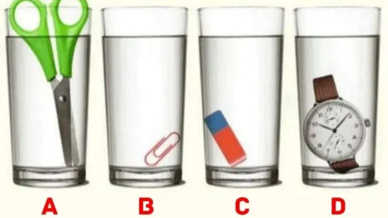 Ne kadar akıllı olduğunu öğrenmek için bardaklardan birini seçin 