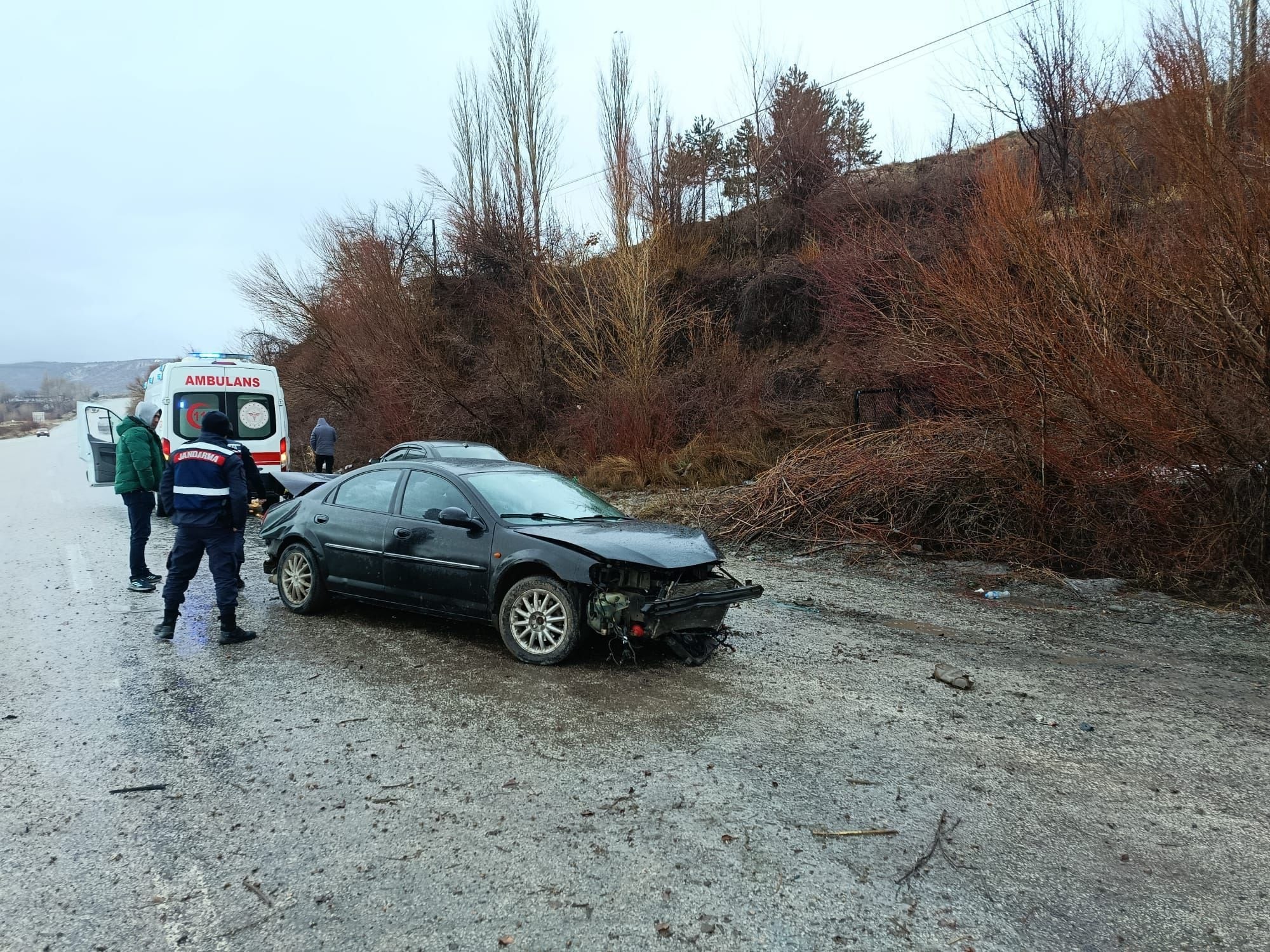 Malatya Doğanşehir'de otomobil devrildi: 5 yaralı