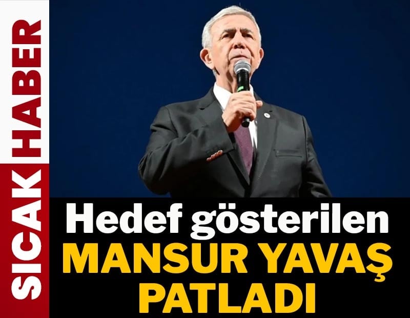 MHP’nin hedef göstermesinin ardından Mansur Yavaş’tan yanıt geldi