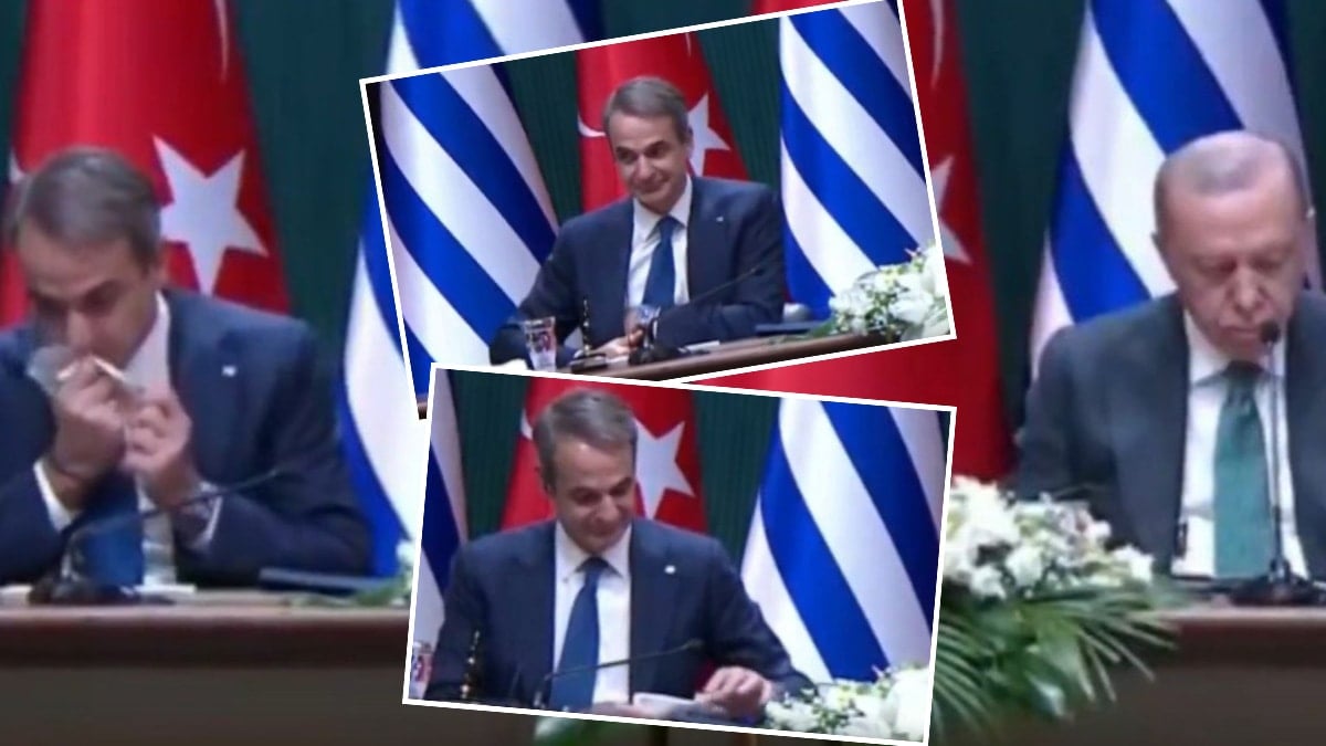 Miçotakis burnunu silip dosyaya koydu! Yunanlar sosyal medyada topa tuttu