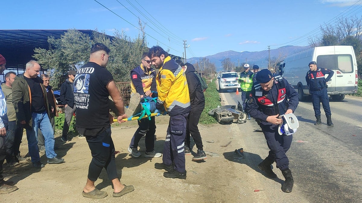 İki motosikletin çarpıştığı kazada bir kişi öldü, bir kişi yaralandı