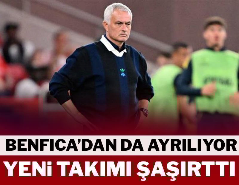 Mourinho Benfica'dan ayrılıyor! İşte yeni takımı