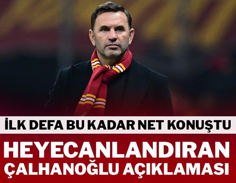 Okan Buruk'tan heyecanlandıran Hakan Çalhanoğlu açıklaması