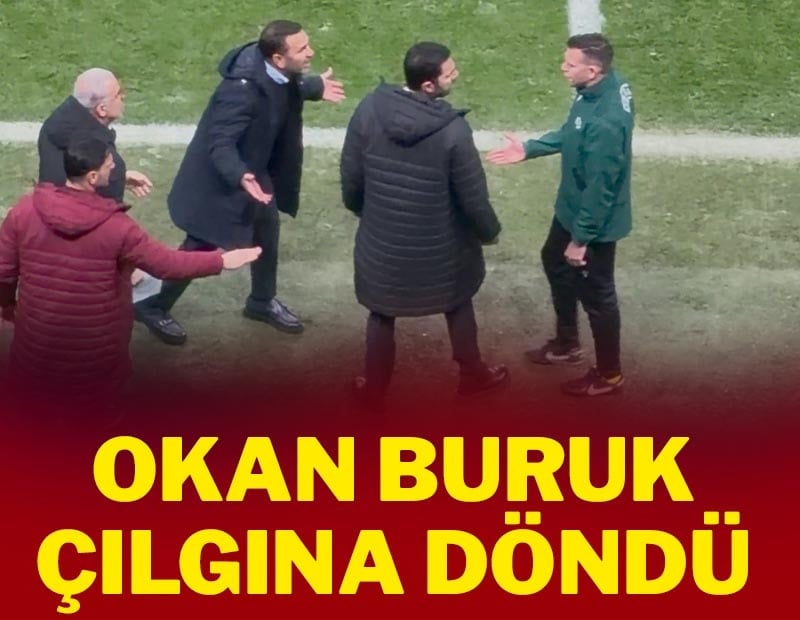 Galatasaray kırmızı kart bekledi! Okan Buruk hakeme sert tepki gösterdi
