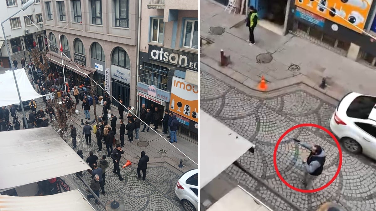 Otopark çalışanı baba ile 15 yaşındaki oğlunu sokak ortasında tabancayla vurdu