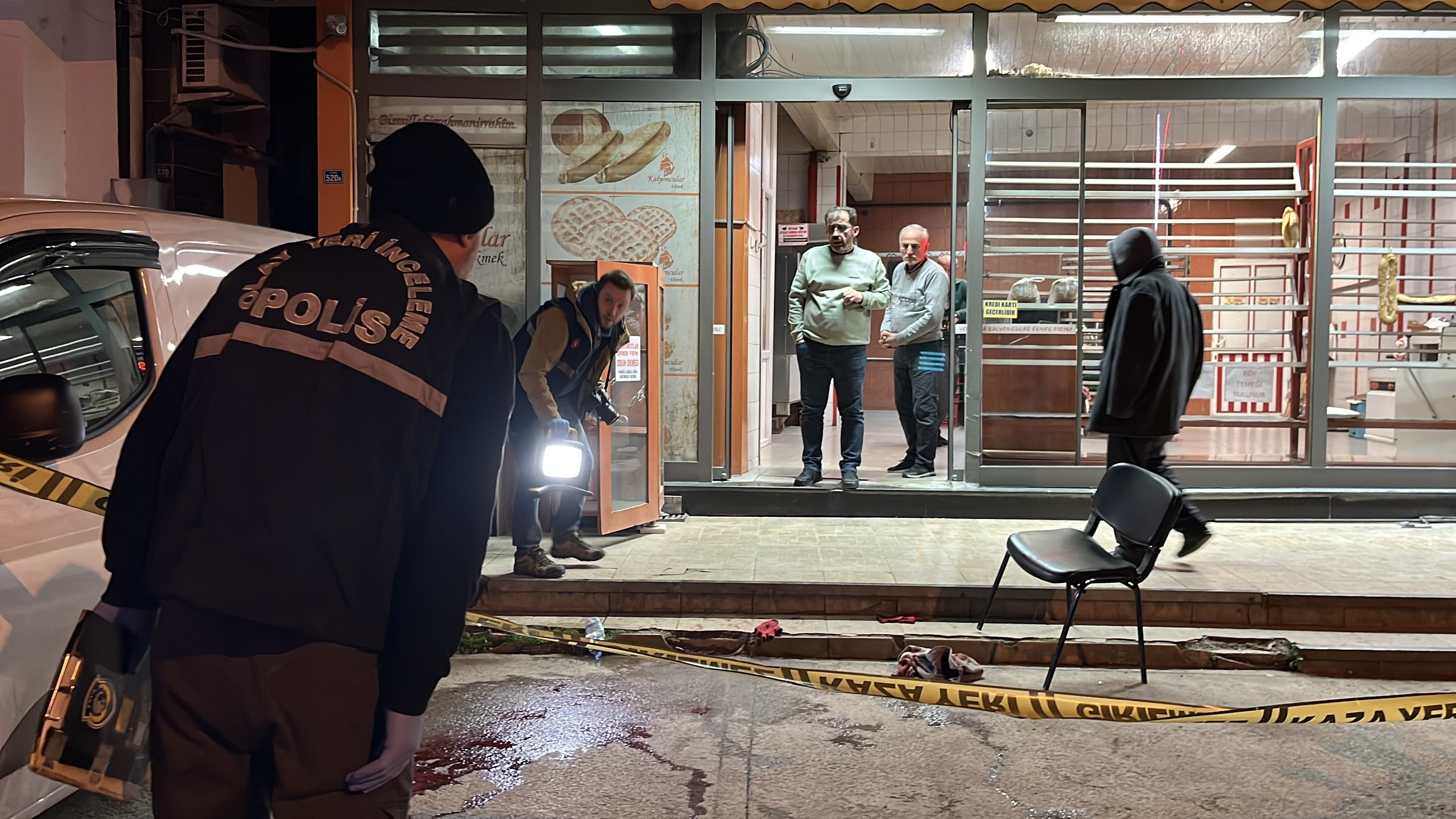 Pide kuyruğunda dehşeti yaşadı