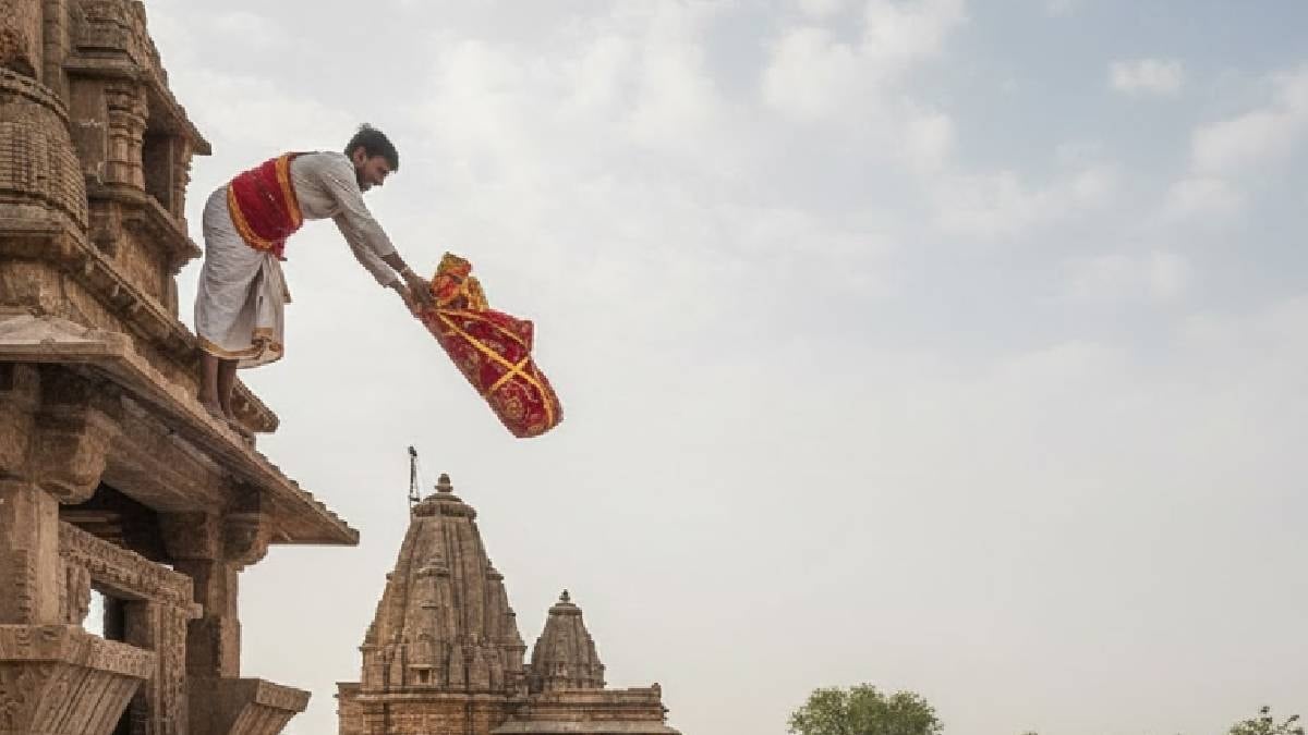 Dünyanın en ilginç 500 yıllık geleneği: Bebekleri metrelerce yükseklikten atıyorlar