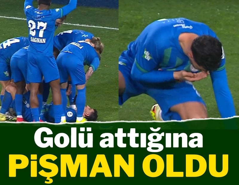Samet Akaydin gol attığına pişman oldu