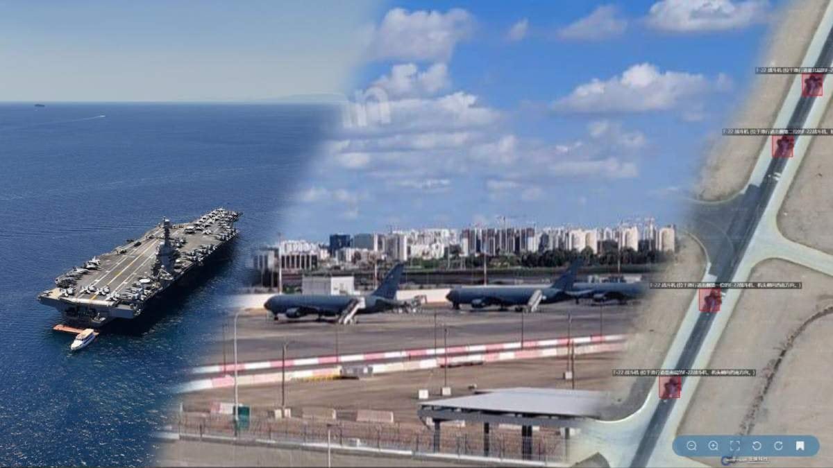 ABD'nin dev savaş makinesi, İran'a karşı İsrail açıklarına konuşlandı