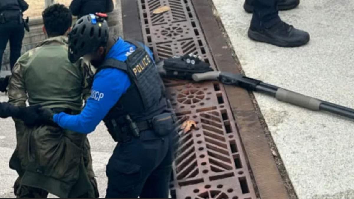 ABD Kongre binasına elinde silahla hücum etti: Polis alarma geçti