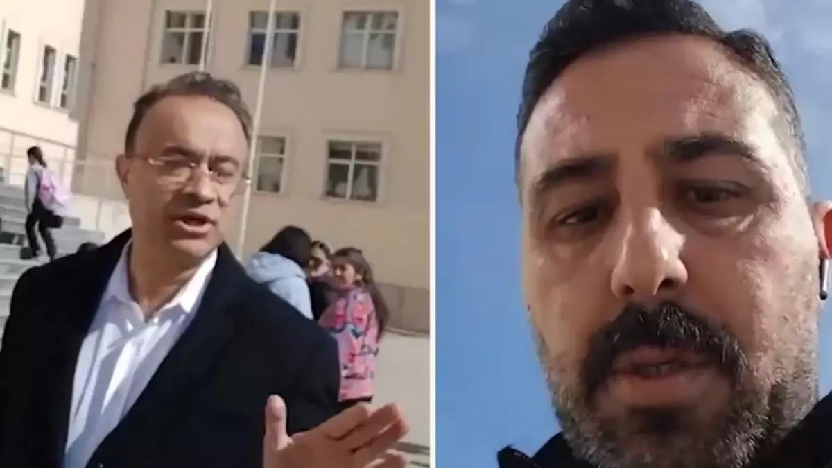 Çocuğunun okulundaki teneffüs ziline çok sert tepki verdi