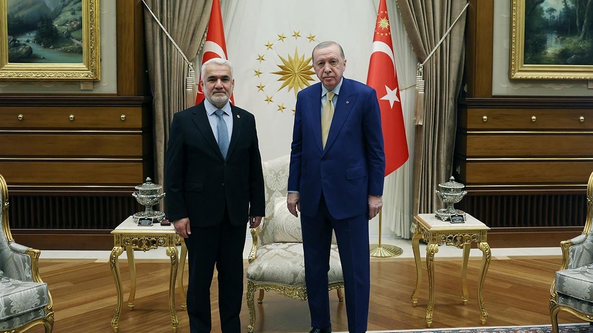 Cumhurbaşkanı Erdoğan, HÜDA PAR lideri ile görüştü