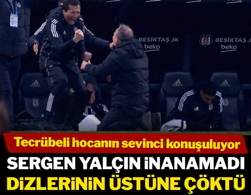Beşiktaş'ta Hyeon-gyu Oh'dan 'Yılın Golü'! Sergen Yalçın inanamadı, dizlerinin üstüne çöktü