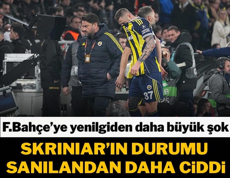 Fenerbahçe'de yenilgiden daha büyük şok: Skriniar'ın durumu sanılandan daha ciddi!