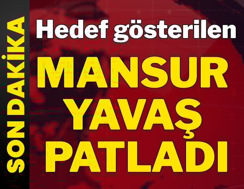 MHP’nin hedef göstermesinin ardından Mansur Yavaş’tan yanıt geldi