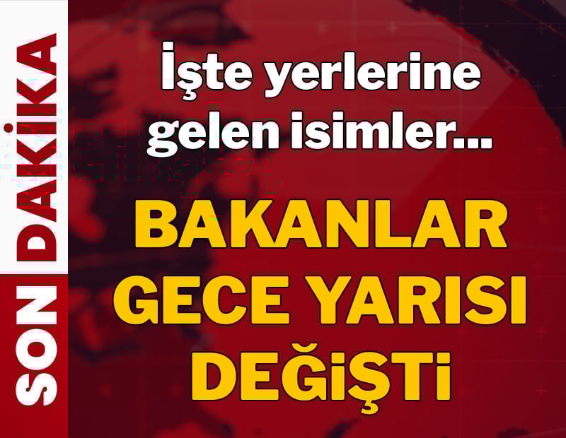 İçişleri Bakanı Ali Yerlikaya ve Adalet Bakanı Yılmaz Tunç görevden alındı! İşte yerine gelen isimler