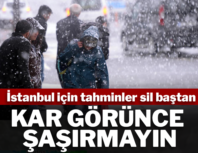 İstanbul'a kar geliyor! Etkisi saatler sonra başlayacak