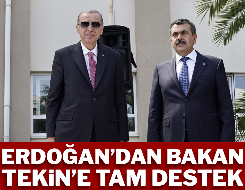 Erdoğan'dan Bakan Tekin'e tam destek: "Ramazan genelgesi hukukidir"
