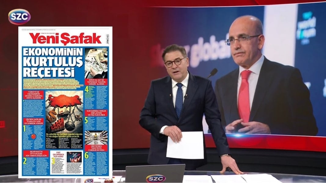 Yeni Şafak'tan Mehmet Şimşek'e kazan kaldırdı