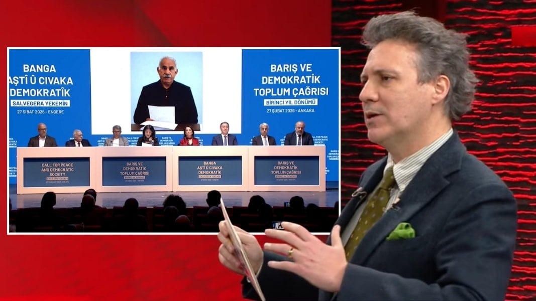 Öcalan'ın mesajının okunduğu salonun şifreleri! Güney Öztürk'ten çarpıcı fotoğraf analizi