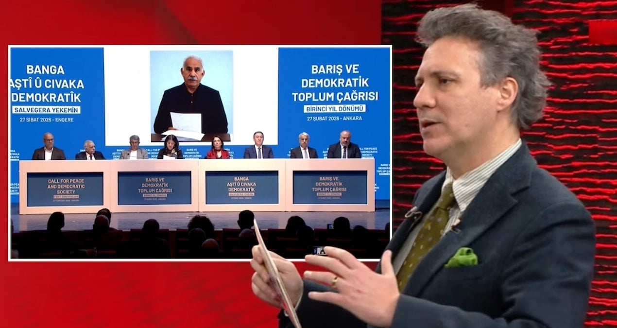 Öcalan'ın mesajının okunduğu salonun şifreleri! Güney Öztürk'ten çarpıcı fotoğraf analizi