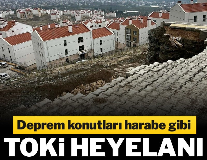 Toplu konut dediler, toplu mezar diktiler