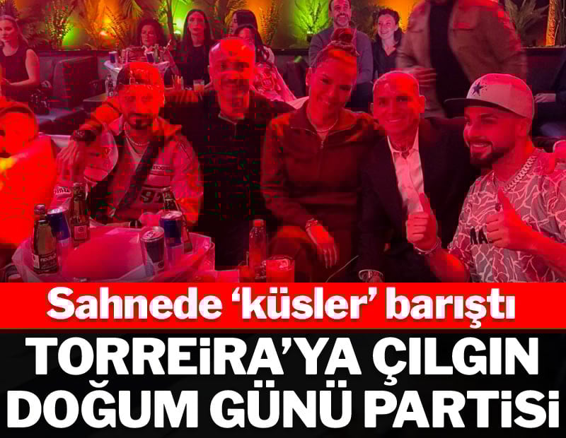 Torreira'ya çılgın doğum günü partisi