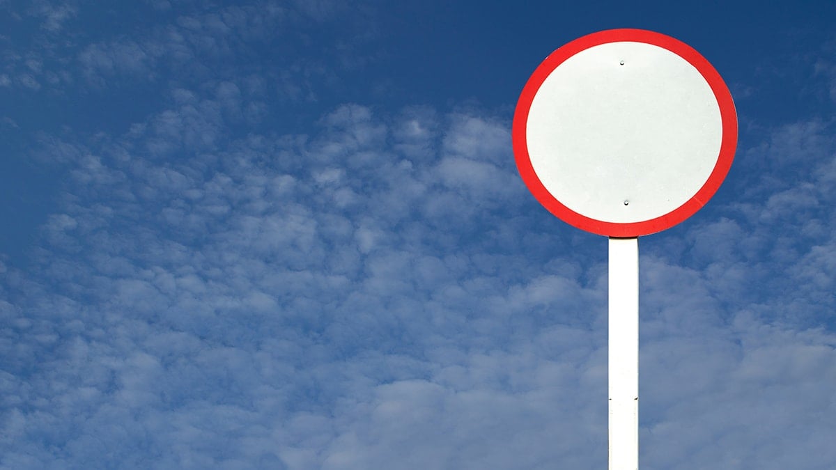 Sürücülere 'boş daire şeklindeki trafik tabelalarına dikkat edin' çağrısı yapıldı 