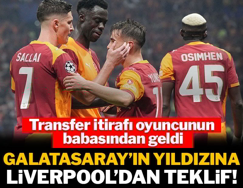 Galatasaray'ın yıldızına Liverpool'dan gelen teklifi babası itiraf etti