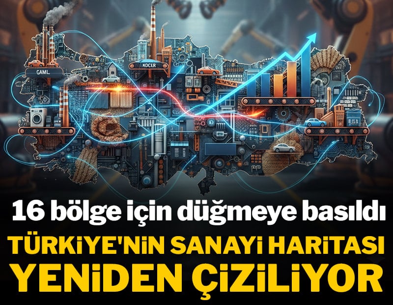Türkiye’nin sanayi haritası yeniden çiziliyor: 16 bölge için düğmeye basıldı