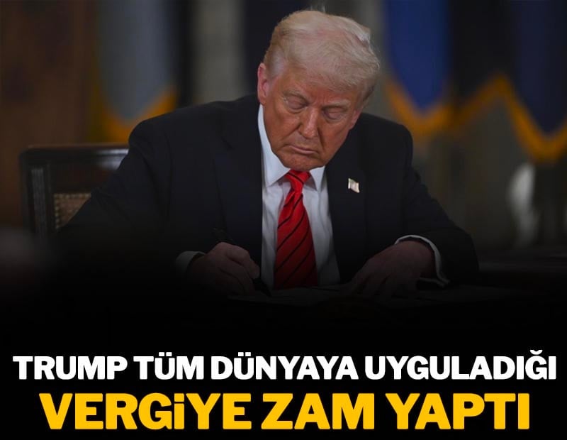 Trump tüm dünyaya uyguladığı vergiyi yüzde 15'e çıkarttı